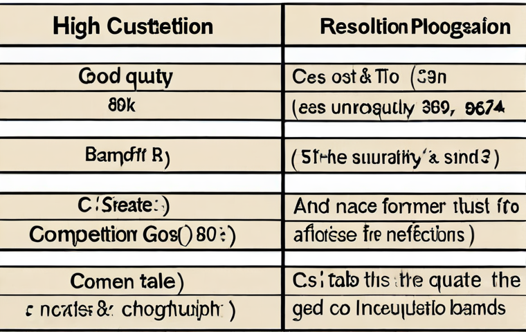 **A detailed table summarizing competitor offerings: Competitor A (high quality, strong brand), Competitor B (affordable, good customer support), Competitor C (innovative, unique features).** (This will create an image of the table mentioned in the text)