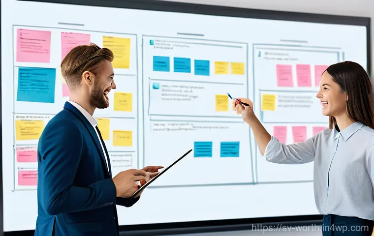 고객 피드백을 반영한 가치 제안 업데이트 - **Prompt 1: Collaborative Brainstorming for Customer Insight**
"A diverse group of five professi...