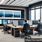 Home 19 가치 제안 조정의 필요성과 방법 - A modern Scandinavian office environment where a diverse team is actively analyzing customer feedbac...